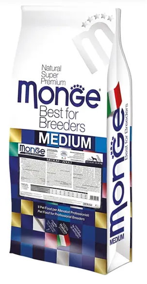 Сухий корм Monge Medium Adult Rich in Chicken для дорослих собак середніх порід з куркою та рисом 15 кг (8009470006149)