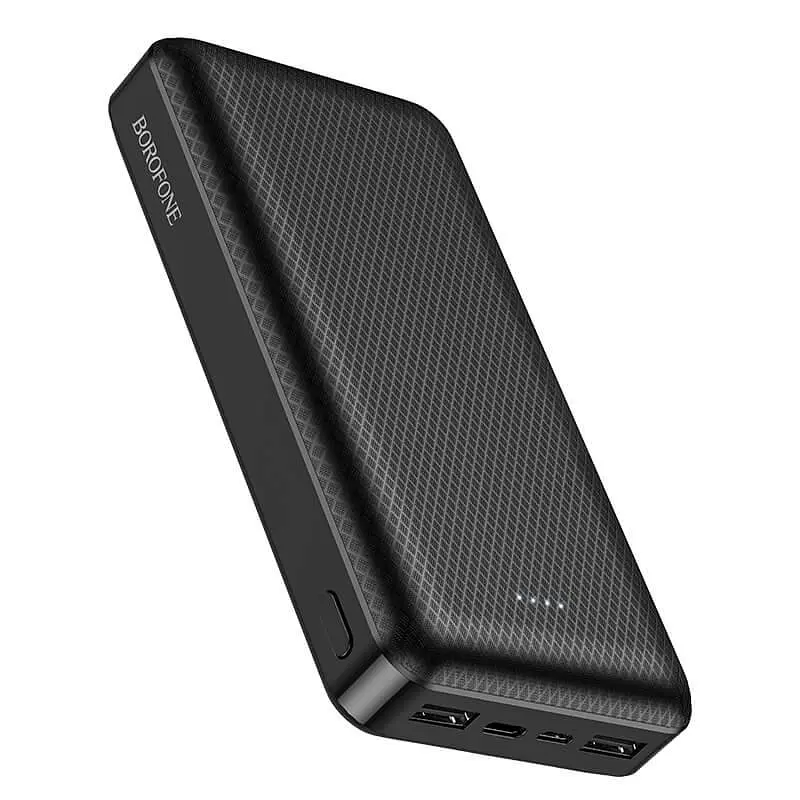 Внешний аккумулятор Borofone Minimalist power bank 20000mAh BJ3A черный - фото 2
