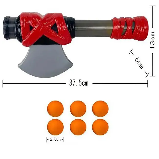 Сокира Бластер із М'якими Кульками Shoot Weapon Power X - фото 7