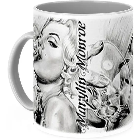 Кружка GeekLand Marilyn Monroe Мэрилин Монро ММ 01.03 330 мл белая - фото 3