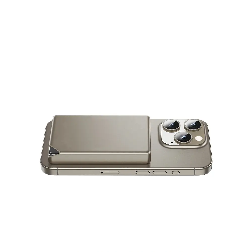 Зовнішній акумулятор Wiwu Ultra-Thin Series Power Bank 10000mAh Wi-P020 (3C) Grey (6976975611630) - фото 7