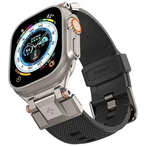 Ремінець Spigen DuraPro Armor Black для Apple Watch 49mm/45mm/44mm (AMP06065) - фото 7