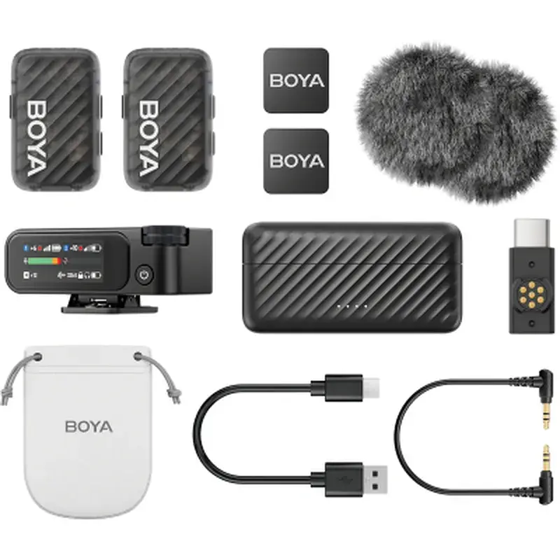 Мікрофон Boya MIC 2-02 Type-C/TRS Black (MIC 2-02) - фото 2