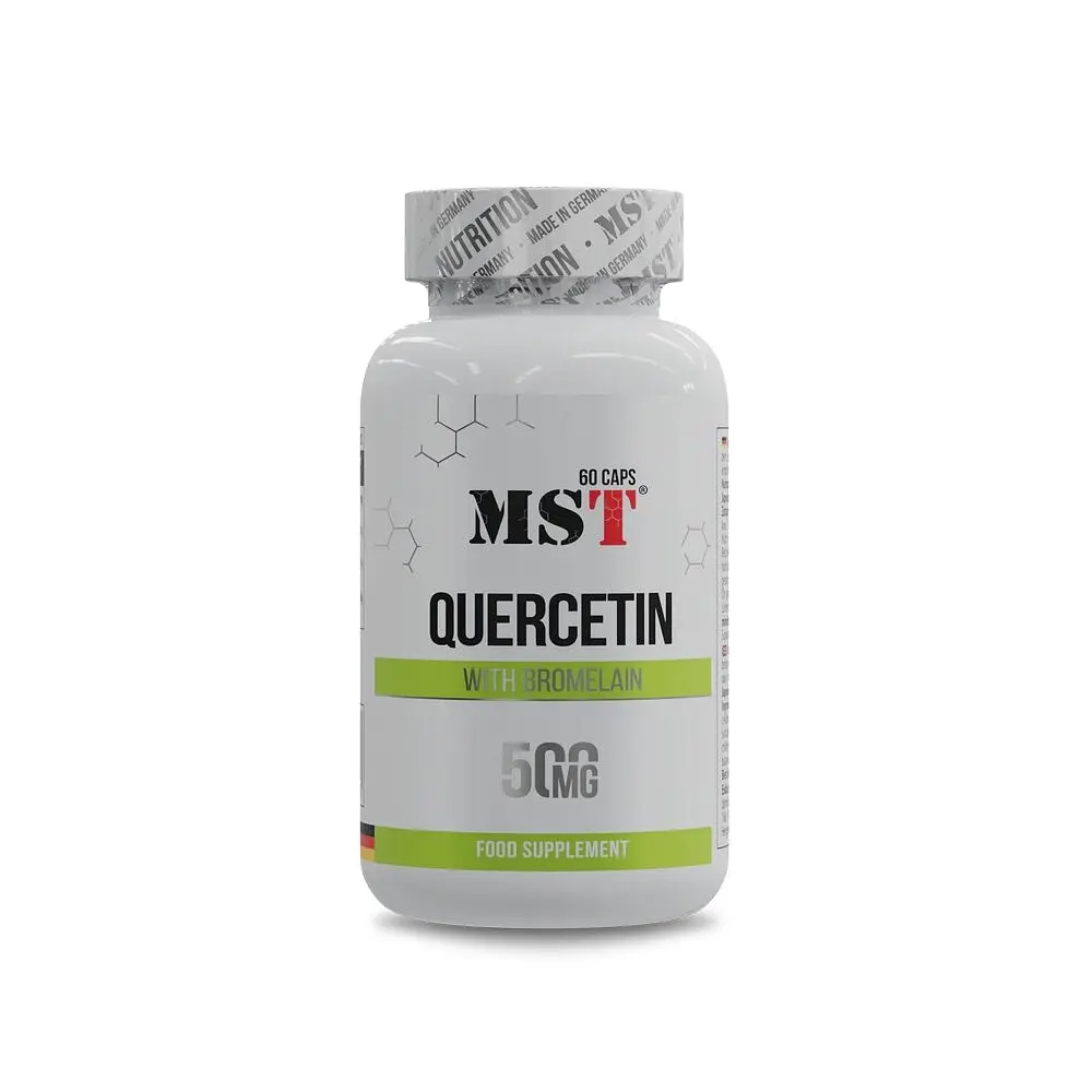 Кверцетин і бромелайн MST Nutrition Quercetin Bromelain, 60 капсул для підтримки імунної системи