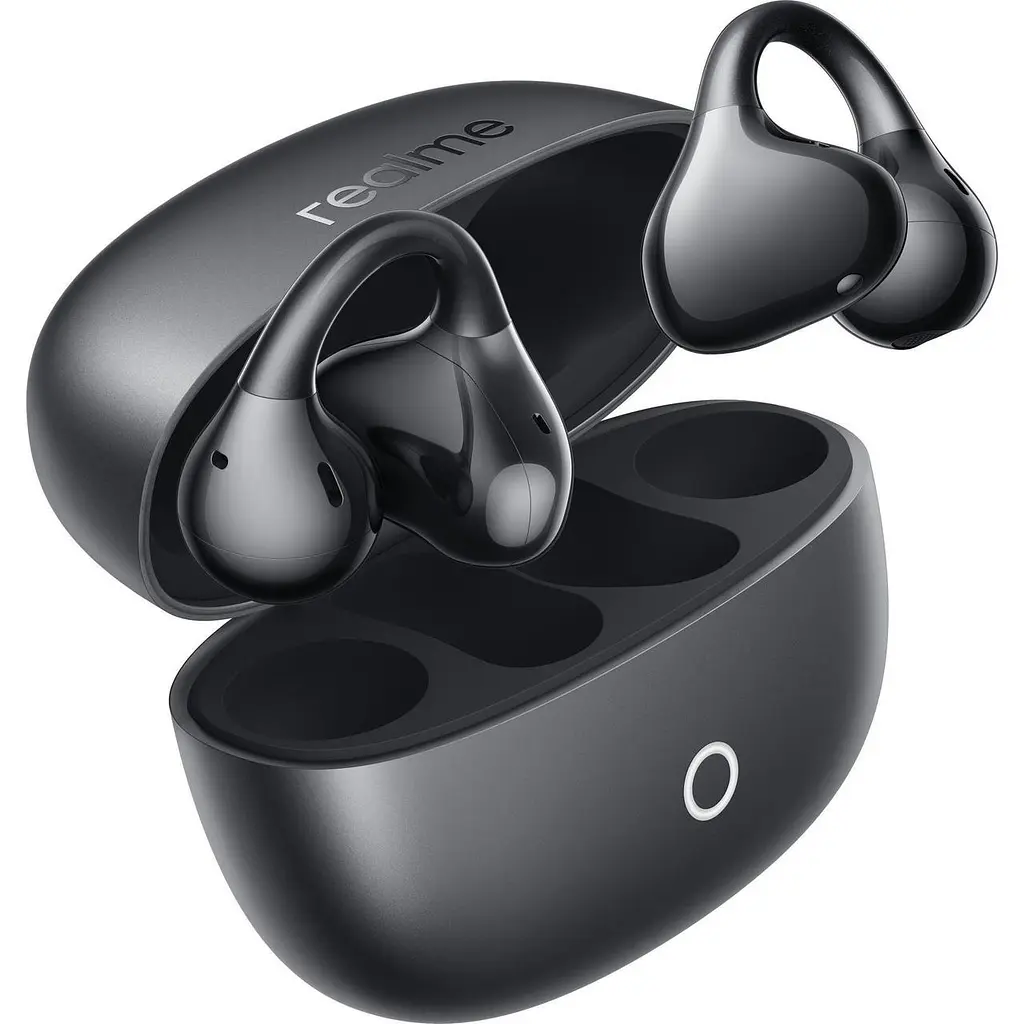 Навушники TWS Realme Buds Clip (RMA2418) Titanium Black EU - фото 2