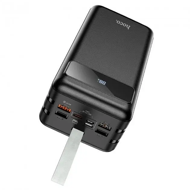 Зовнішній акумулятор Hoco J86B Electric Power Bank 60000 mAh чорний - фото 4