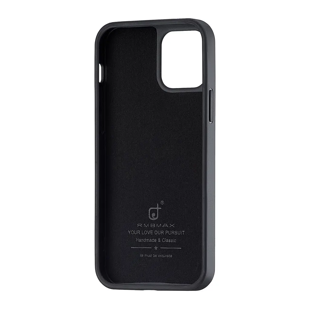 Чохол Jinduka Leather Ringo iPhone 12 Pro Black - фото 3