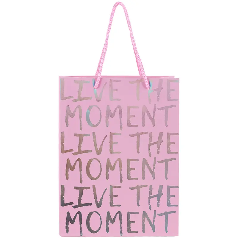 Набір подарункових пакетів Axent Live the moment паперові 18х24 см 5 шт. (8501-29-A) - фото 2