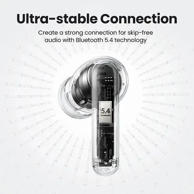 Наушники беспроводные Ugreen WS206 HiTune T3 Pro TWS стерео гарнитура белая - фото 7