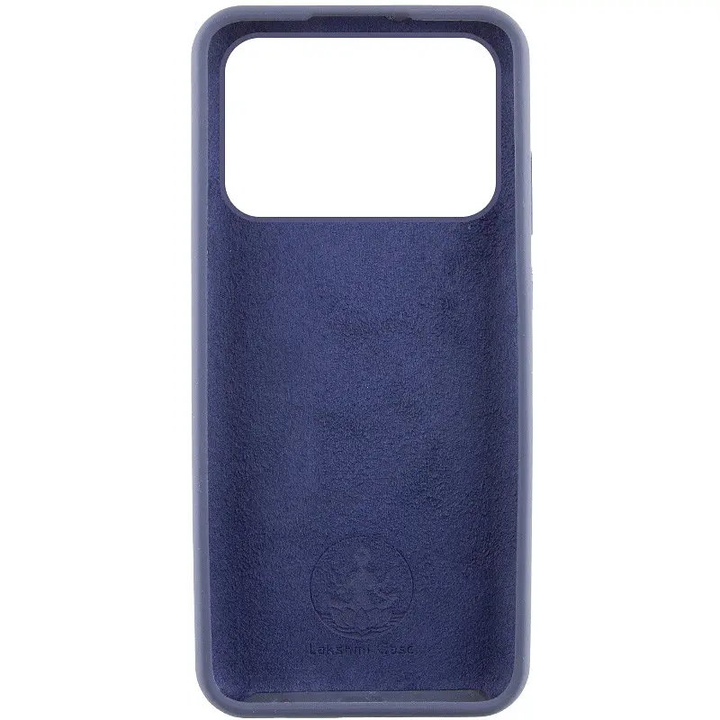 Чехол Silicone Cover Lakshmi (AAA) для Xiaomi Poco X6 Pro Темно-синий / Midnight blue - фото 2