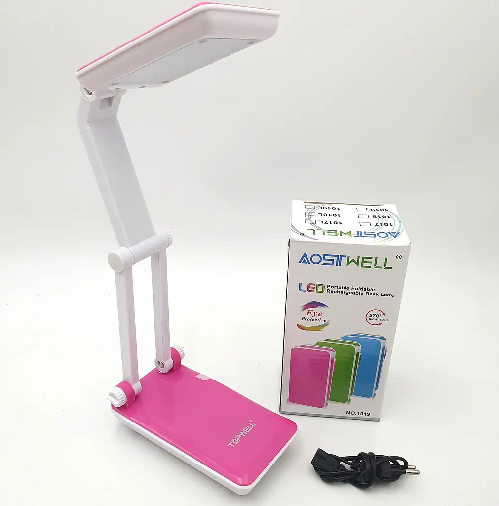 LED-лампа трансформер 30 см сенсорна світлодіодна 2 W настільна акумуляторна 800 mAh TOPWELL 1019 рожева - фото 4
