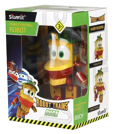 Трансформер паровозик Silverlit Robot Trains Каченя, 10 см (80166) - фото 5