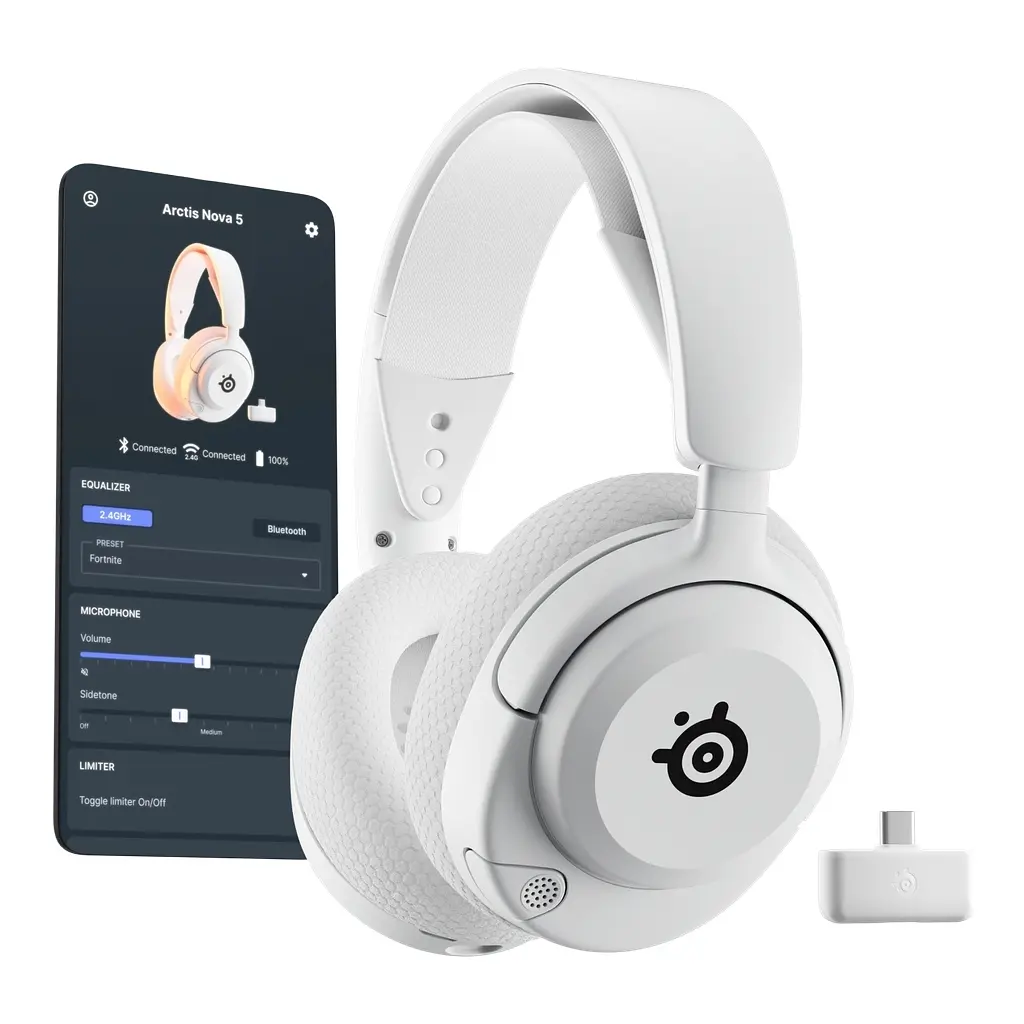 Навушники SteelSeries Arctis Nova 5 MultiPlatform White (61671) - фото 6