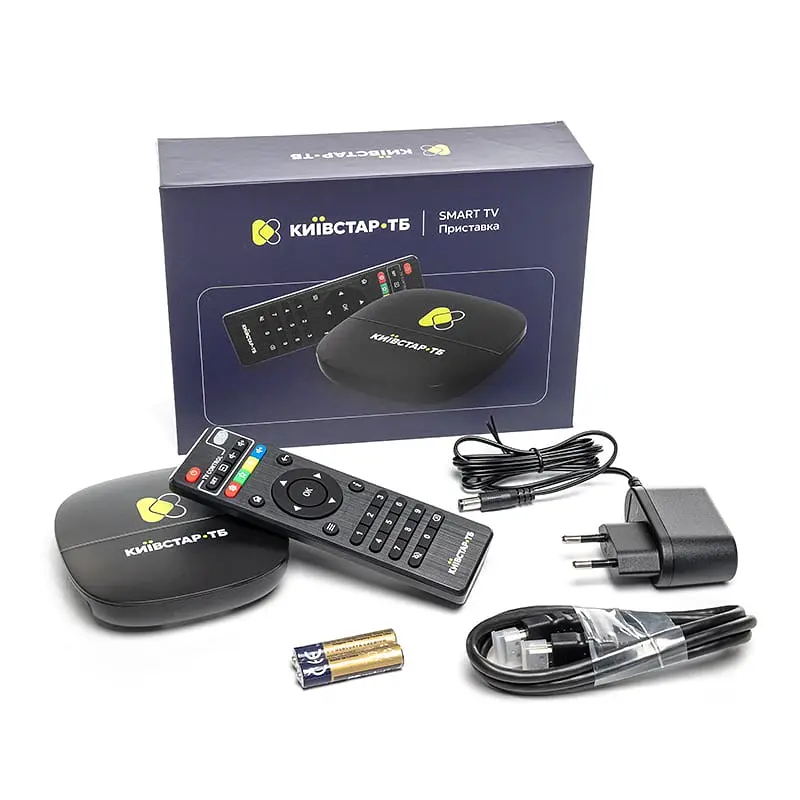 Київстар ТБ пакет "Преміум HD" на 3 міс + Смарт ТВ приставка iNeXT TV-X 2/16 Гб Smart TV Box Android TV 10 - фото 4