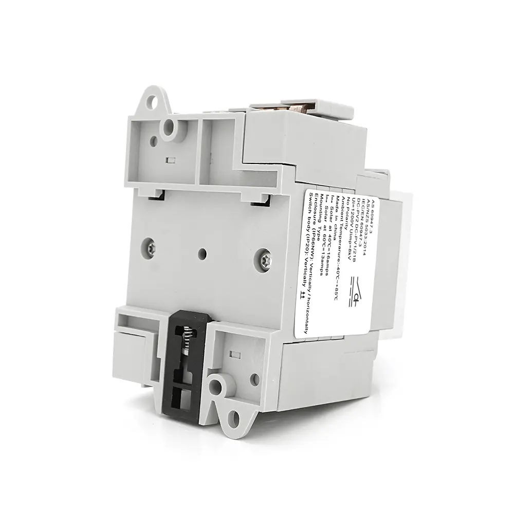 Поворотний вимикач зовнішнього монтажу HGN4-NL1-16, DC1000V, 16A, 4P, Grey - фото 3