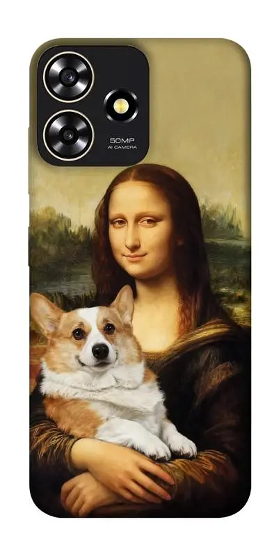 TPU чохол Demsky Mona corgi для ZTE Blade A73 4G
