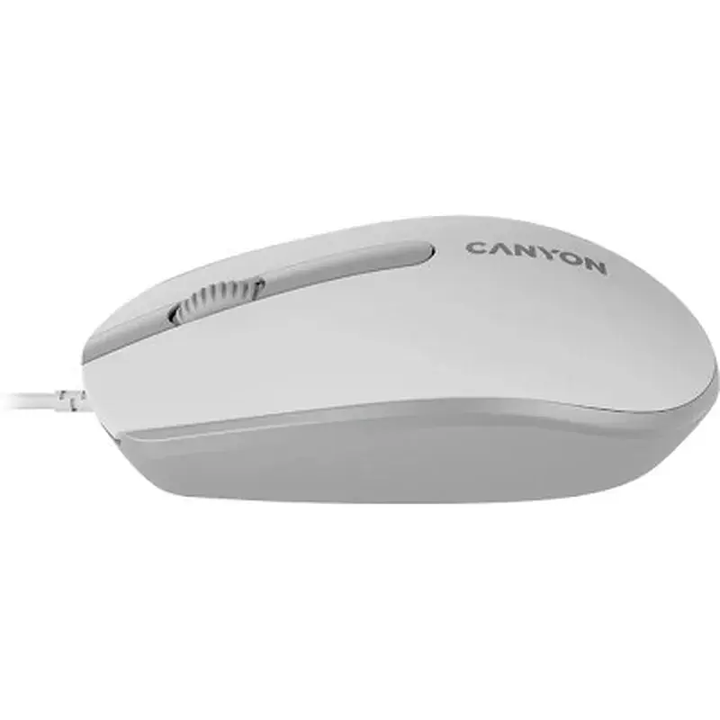 Мишка Canyon M-10 USB White Grey (CNE-CMS10WG) - фото 4