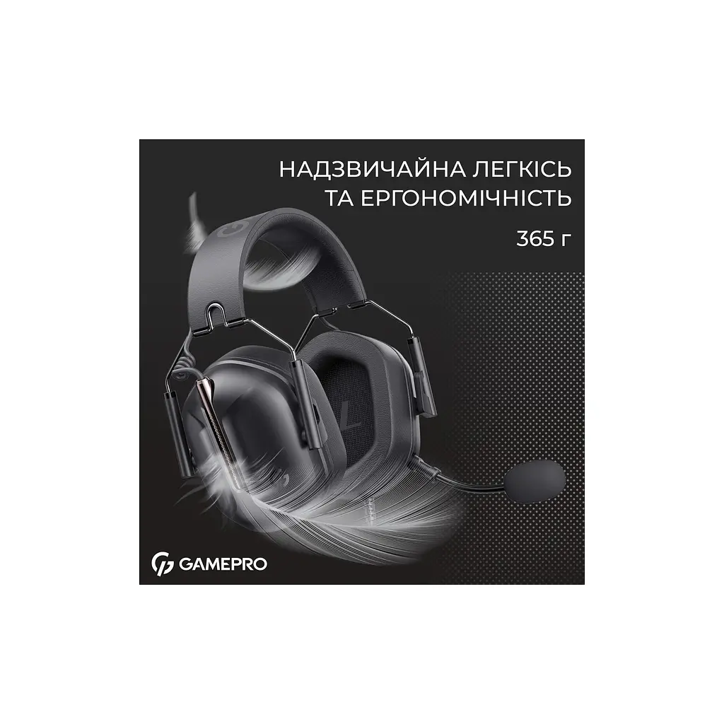 Навушники GamePro Genesis Hunter Black (HS1350B) - фото 10