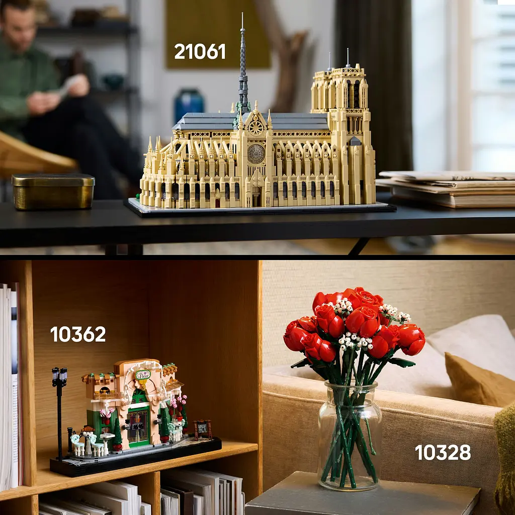 Конструктор LEGO Icons Французское кафе 1101 деталь (10362) - фото 13