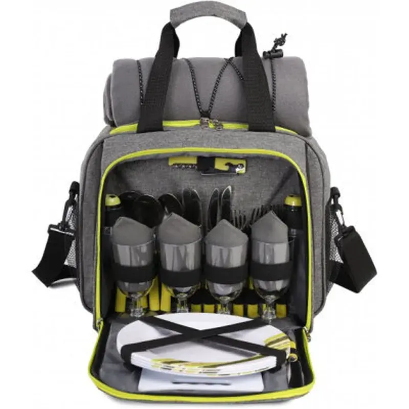 Набір для пікніка Time Eco TE-420 Picnic Black/Grey (6217028111531BGREY) - фото 2