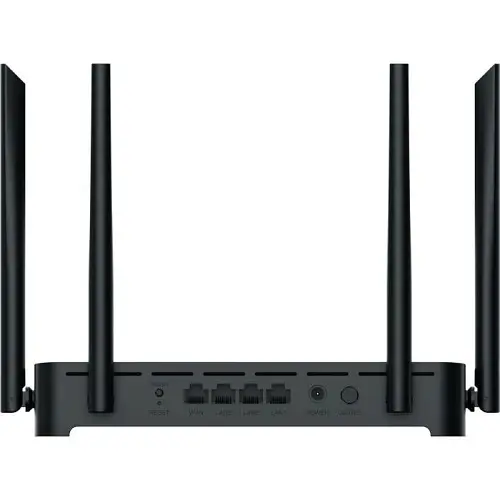 Роутер Netis NX31, Black, Wi-Fi 6 (2.4GHz до 574 Mbps, 5GHz до 2402 Mbps), 3хLAN/WAN (до 1000 MB/s), 4 зовнішні незнімні антени - фото 4