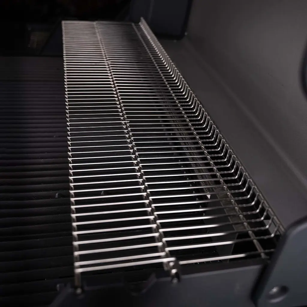 Газовий гриль Santos S-418 Black з бічним і заднім пальником чорний (900297) - фото 7