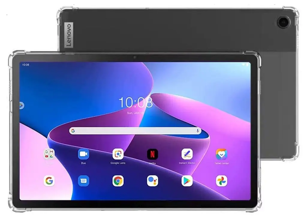 Силиконовый чехол бампер Primolux Silicone для планшета Lenovo Tab M10 3rd Gen 10.1" TB328 Clear - фото 2