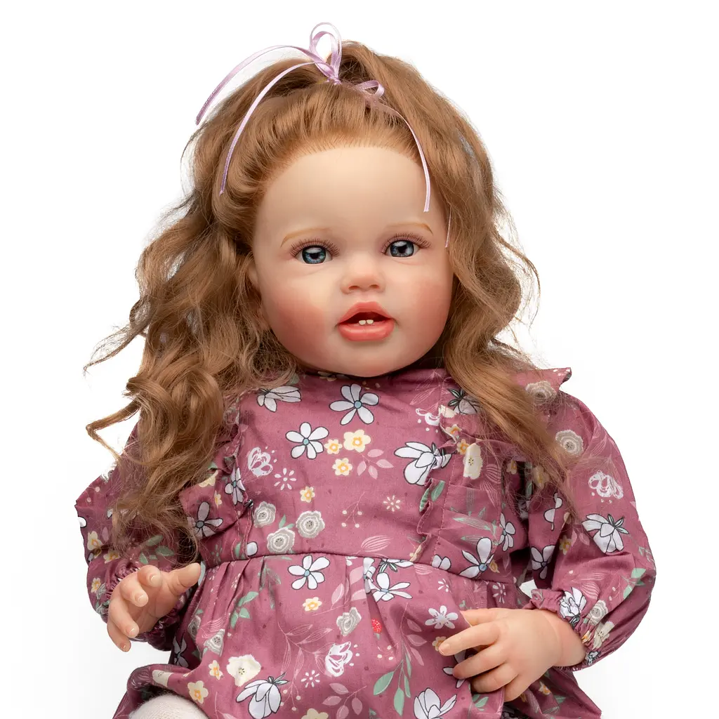 Силіконова колекційна лялька реборн reborn дівчина катарина Reborn Dolls det0018834 - фото 2