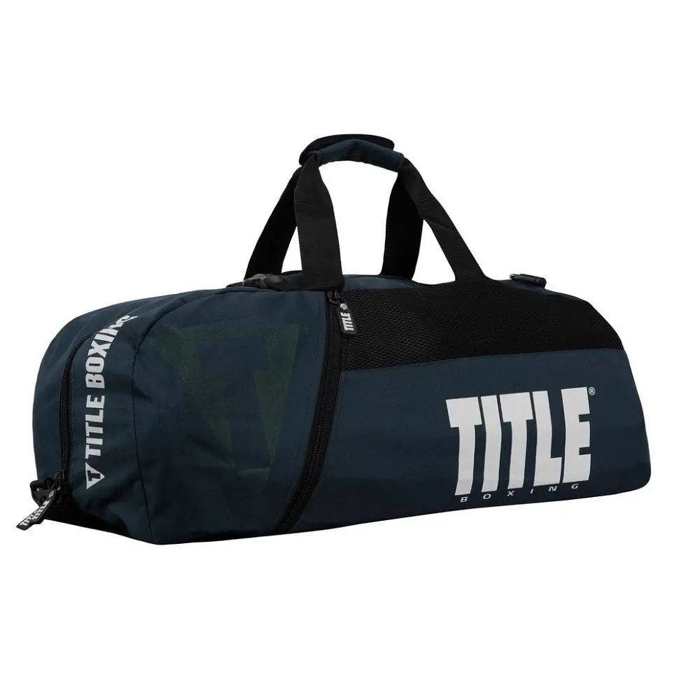 Спортивна сумка Boxing Champion Sport Bag/Backpack TITLE TBAG46 BL/BK, Blue/Black - фото 2