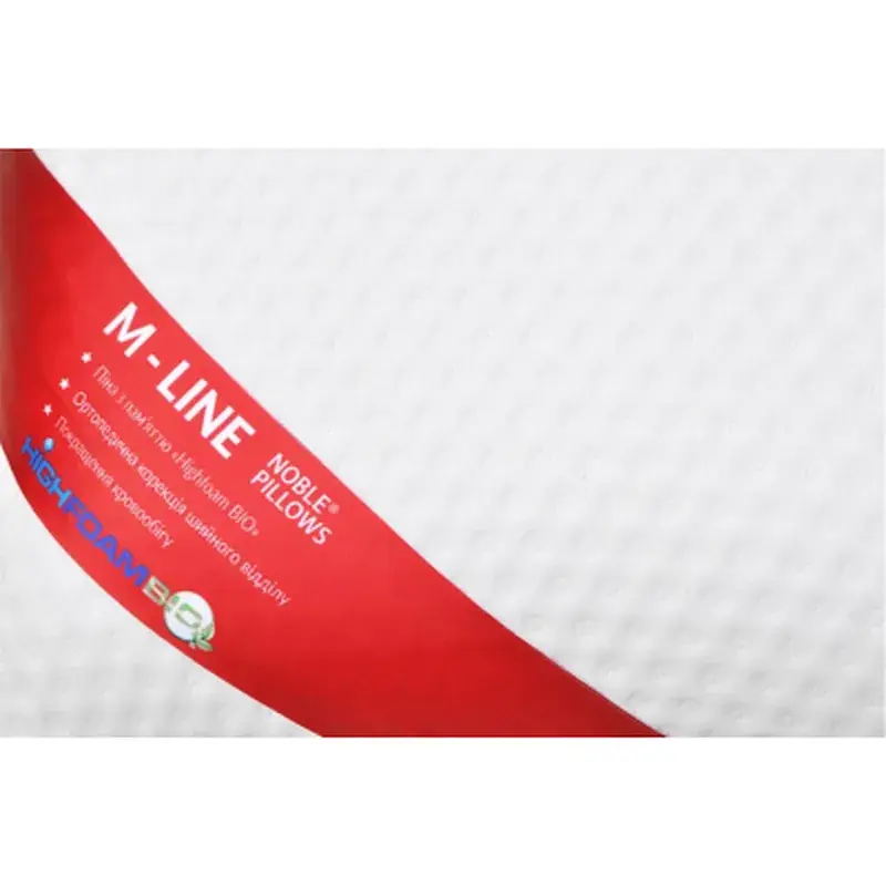 Подушка Highfoam ортопедична Noble Cloud M-Line 58 х 42 х 13 см (4820000977098/ 4823072703121) - фото 7