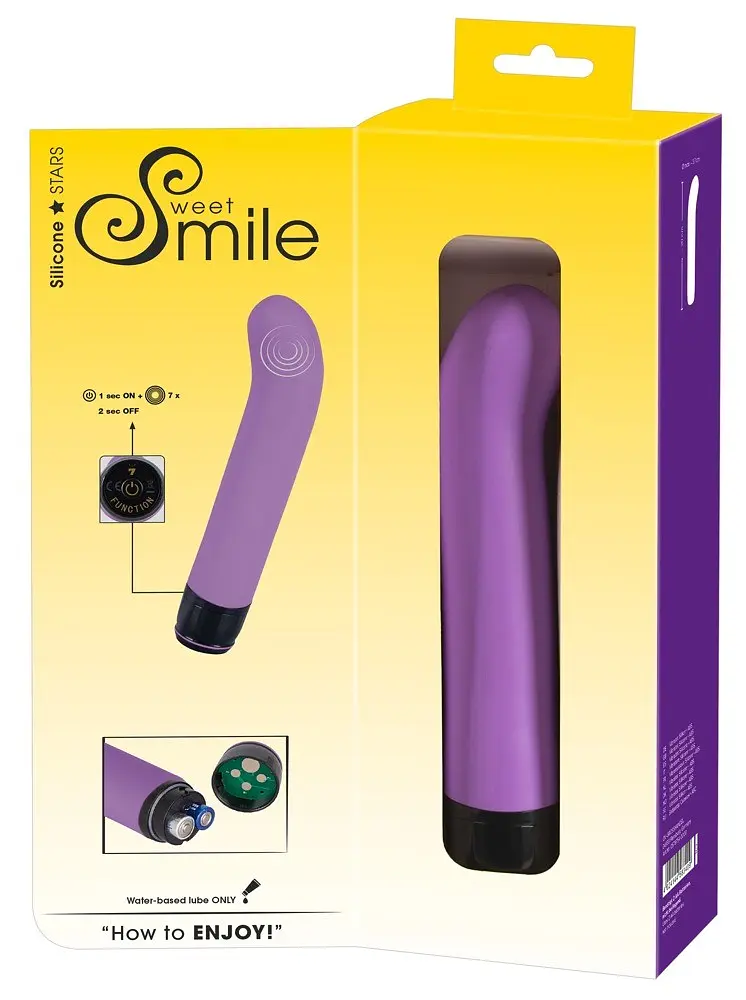 Вібратор Sweet Smile G-Spot Vibe Genius 20 см фіолетовий - фото 2