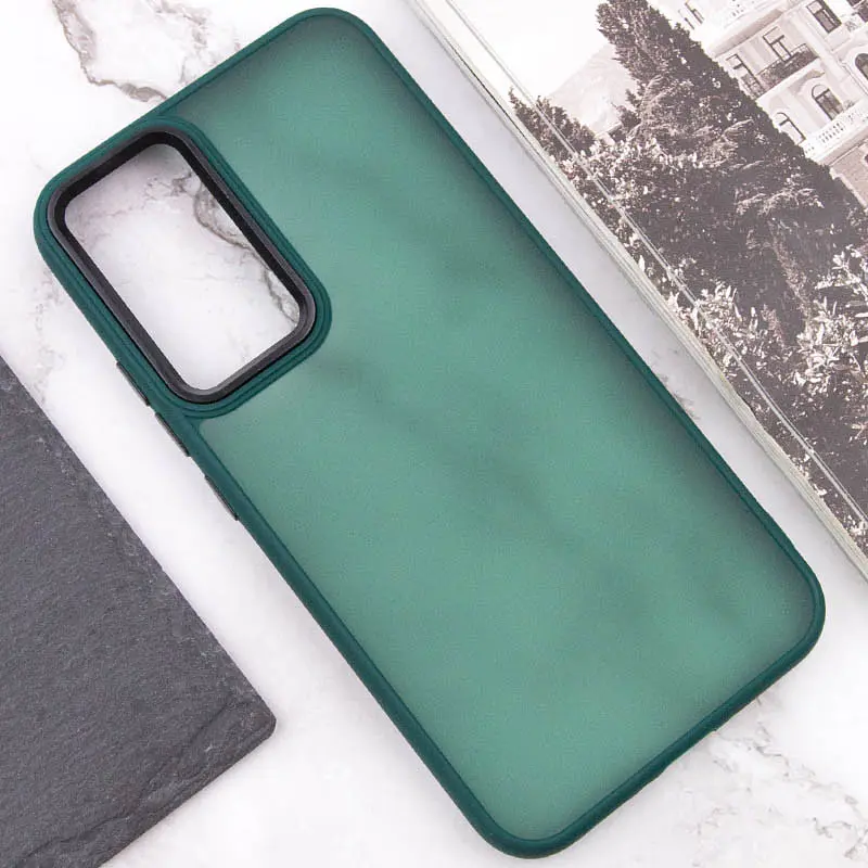 Чохол TPU+PC Lyon Frosted для Motorola Moto G24 / G04 / E14 Green - фото 4