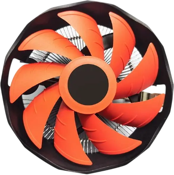 Повітряне охолодження Gembird CPU-HURACAN-X30 Black Orange (CPU-HURACAN-X30) - фото 2