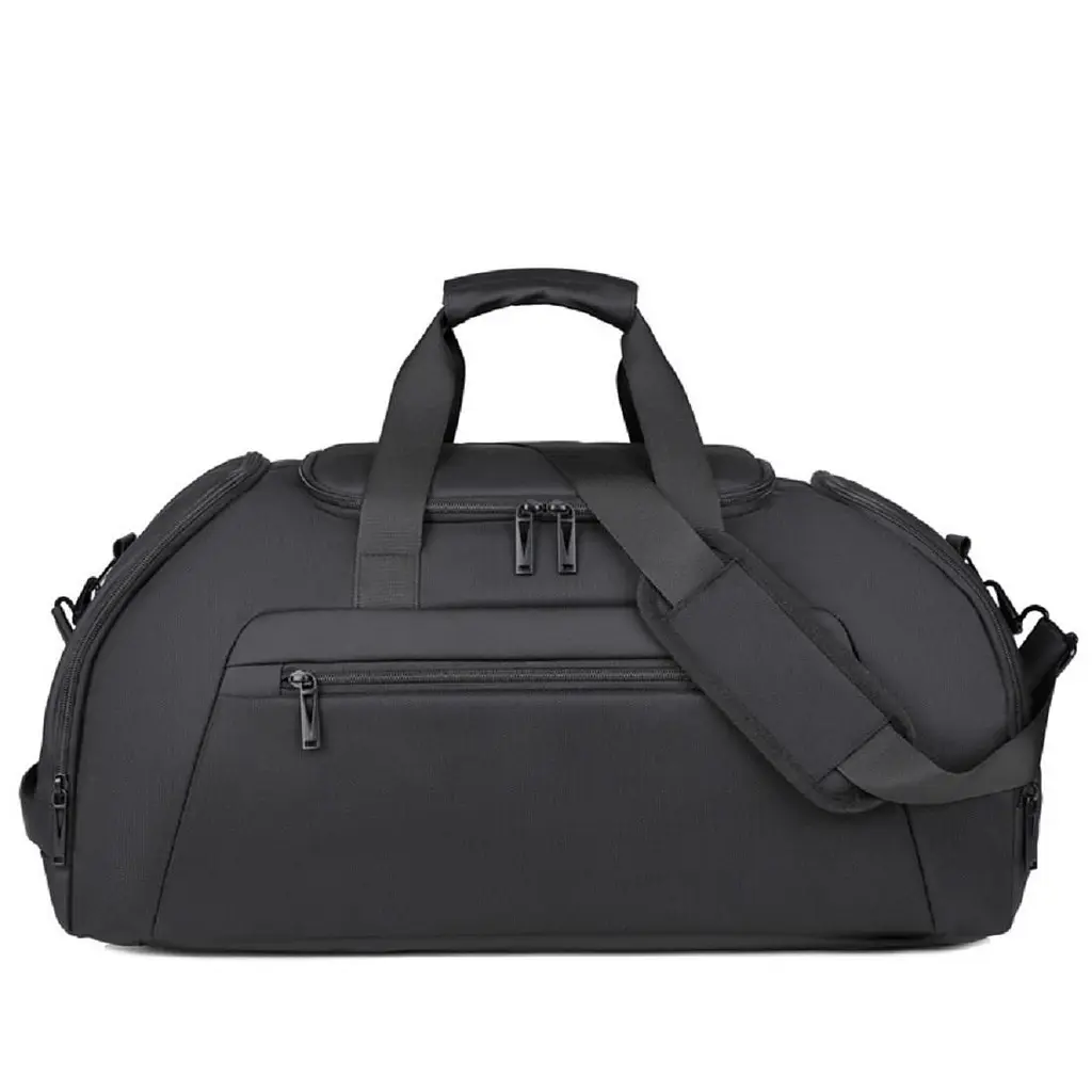 Дорожня сумка чорна текстильна Confident TB8-T18A - фото 11