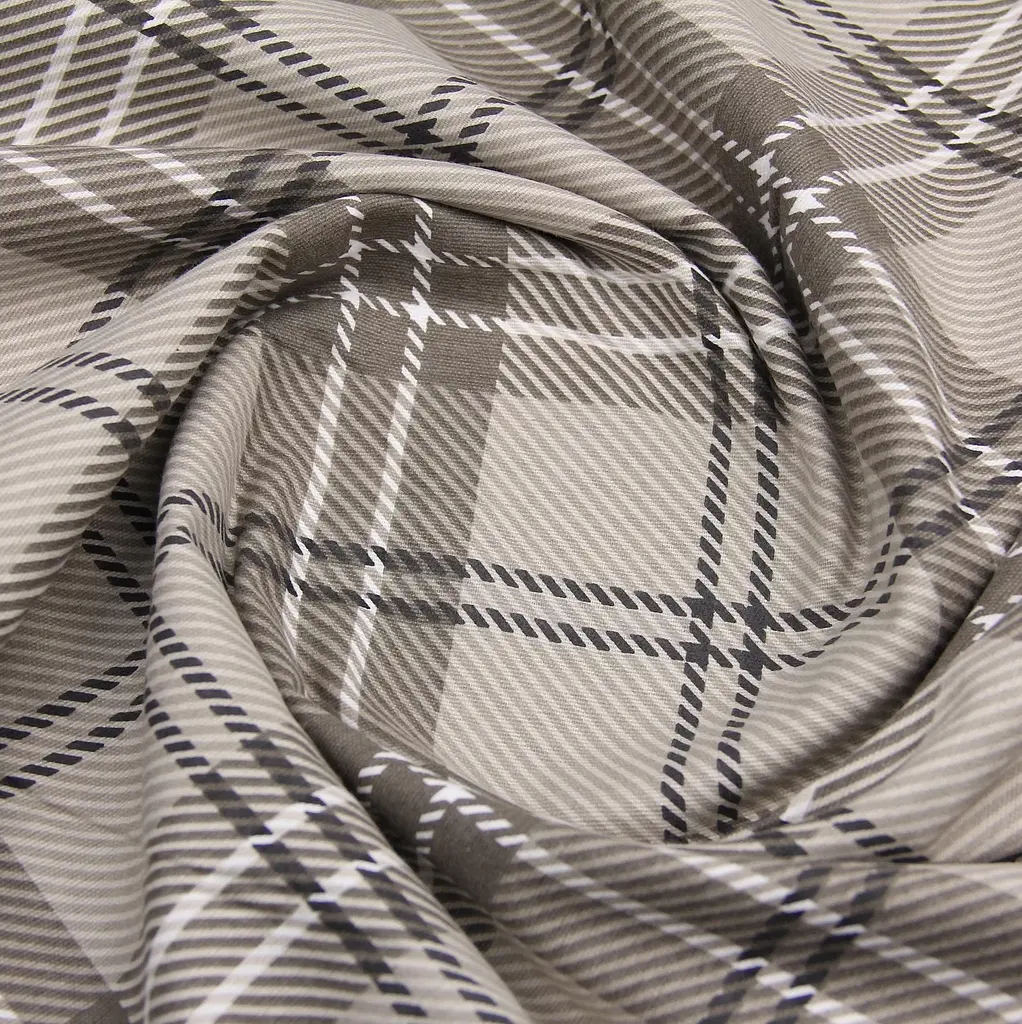Простирадло на резинці фланель 200х220 SAND TARTAN COSAS (4822052500132) - фото 4