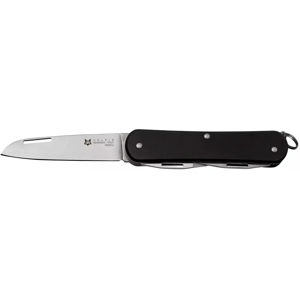 Ніж багатофункціональний Fox Vulpis Aluminium Black. 3 інструменти - фото 2