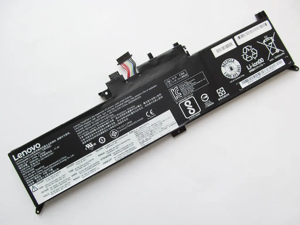 Акумулятор для ноутбука Lenovo Yoga 12 X260 01AV434, 51Wh (3355 mAh), 4cell, 15.2V, - фото 2
