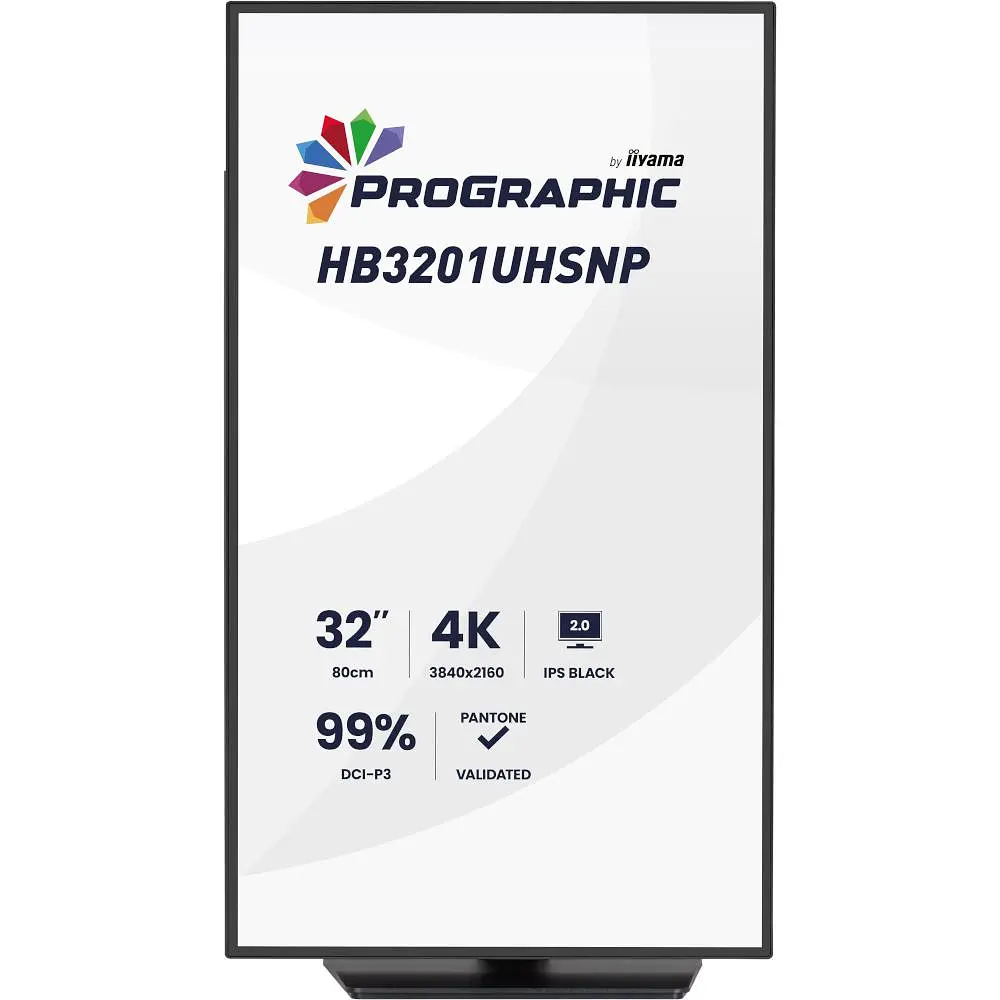 Монитор Iiyama 31.5" HB3201UHSNP-B1 UHD IPS 60Hz (HB3201UHSNP-B1) - фото 4