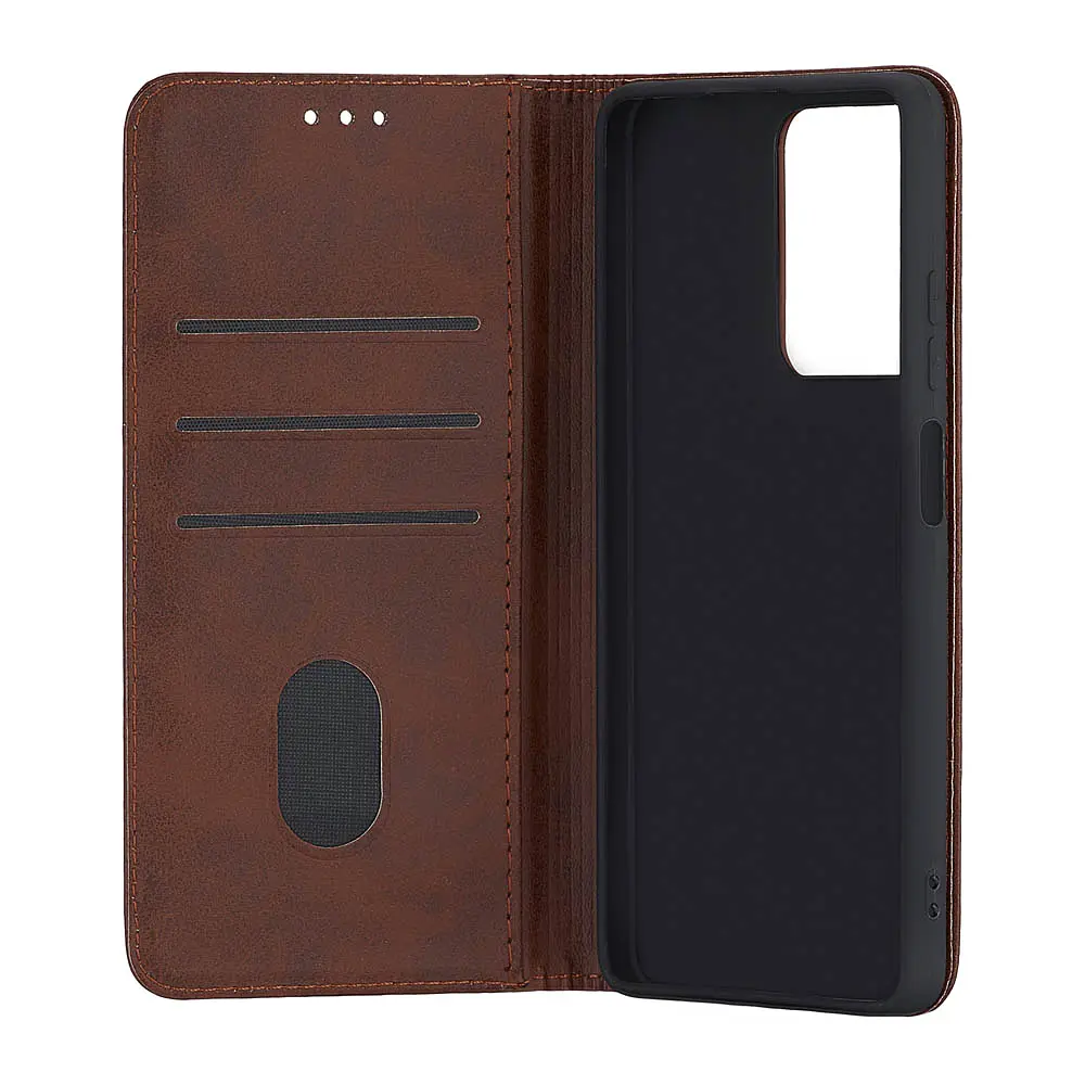 Чохол-книжка Premium Xiaomi Redmi Note 12 Pro 5G/Poco X5 Pro 5G Dark Brown - фото 3