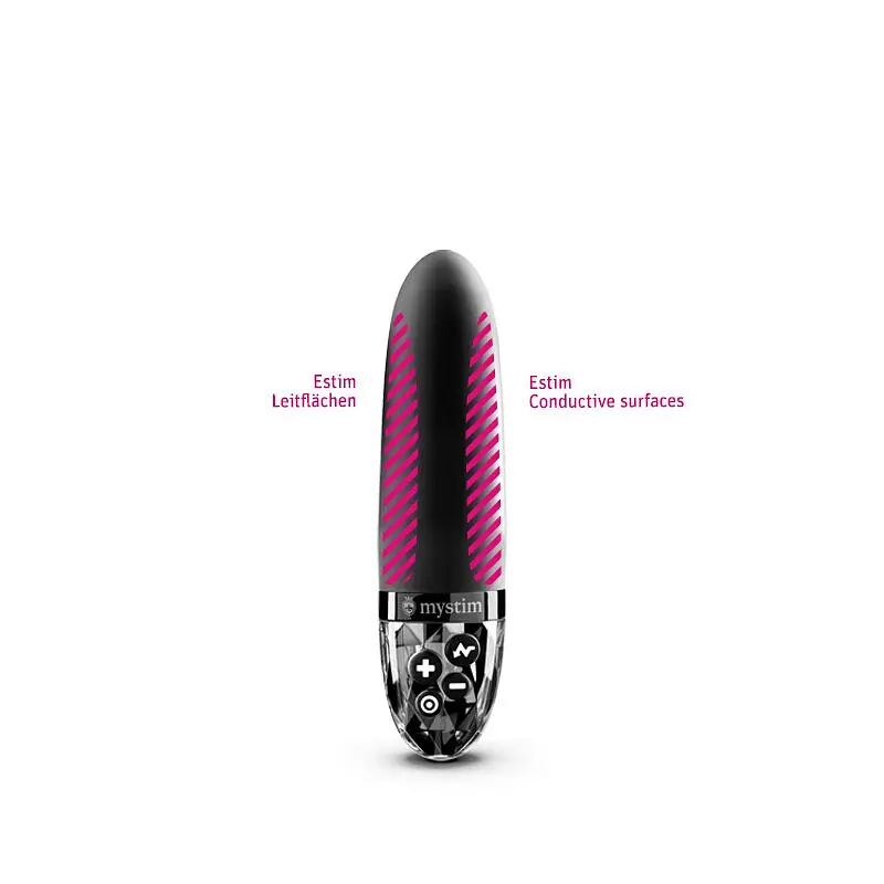 Вібратор з електростимуляцією Mystim Sleak Freak Black Edition - фото 4