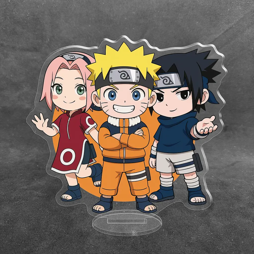 Акрилова колекційна фігурка Аніме: Чібі Chibi Naruto (Наруто) 10 см - фото 2