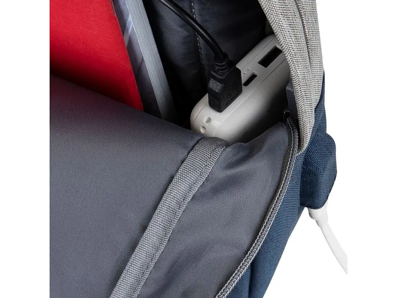 Рюкзак для ноутбука RIVACASE 7562 Grey/Dark Blue - фото 12