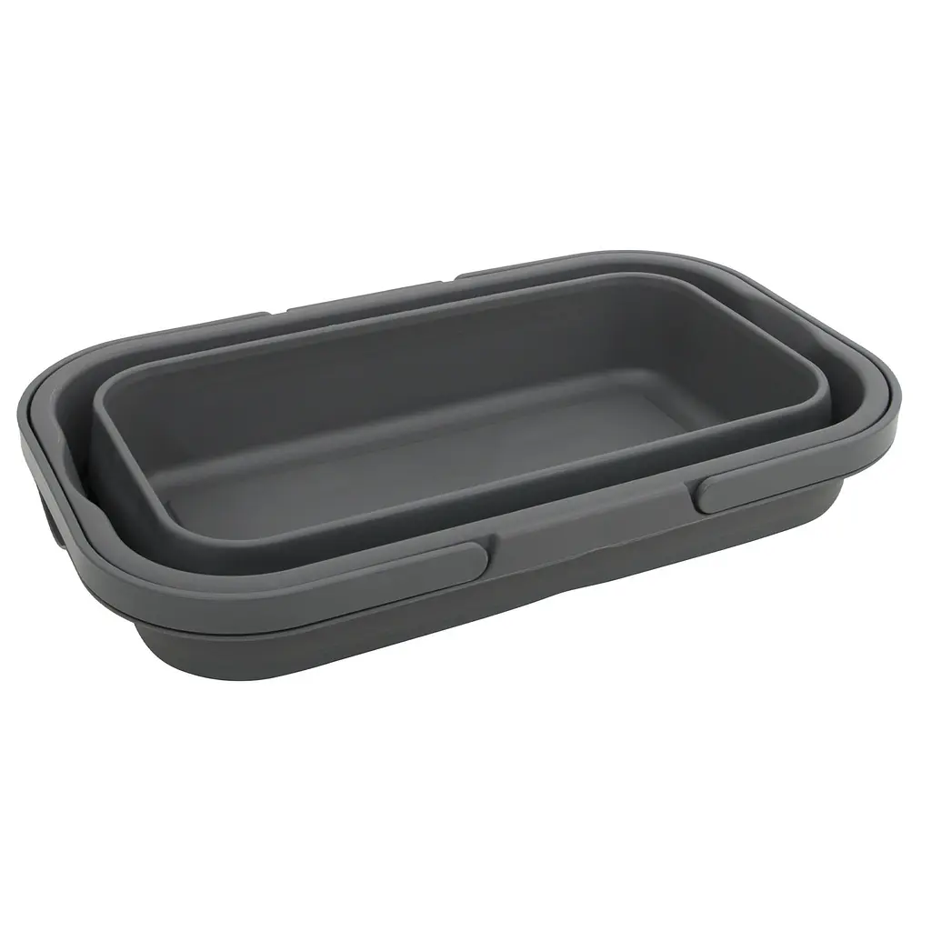 Кошик складаний Bo-Camp Foldable Box With table Top 17L Grey (6303695), Сірий - фото 6