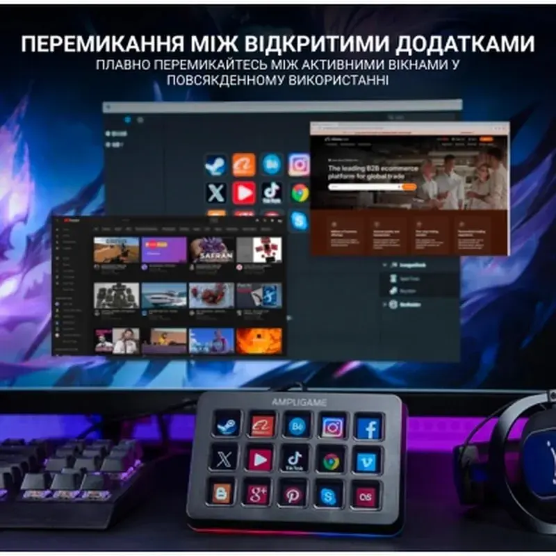 Набір блогера Fifine Stream Deck D6 (D6) - фото 10
