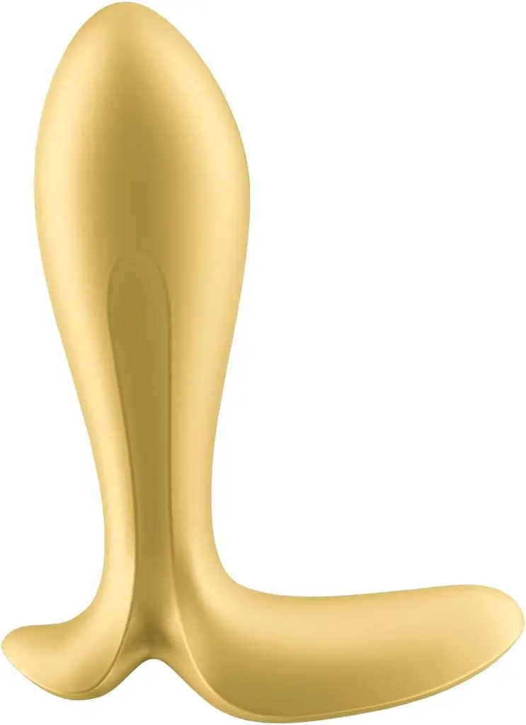 Анальна пробка з вібрацією Satisfyer - Intensity Plug, золотий - фото 6
