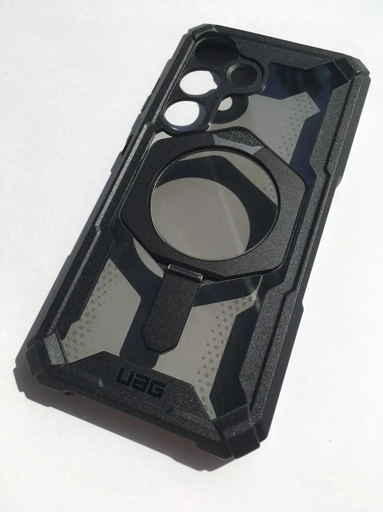 Оригінальний протиударний чохол для Samsung Galaxy S25 UAG Plasma XTE MagSafe Black 214469114097 (S931) з підставкою - фото 10