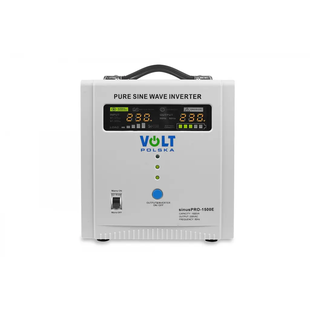 ИБП Преобразователь напряжения Volt Polska SINUS PRO 1500 E 12/230 В (1000/1500 Вт) - фото 5