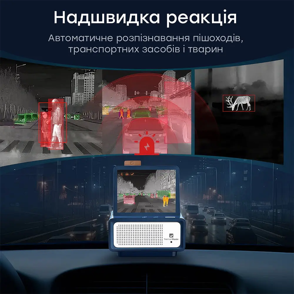 Тепловізійна камера для автомобілів Thermal Master NV300 (90-00032) - фото 12