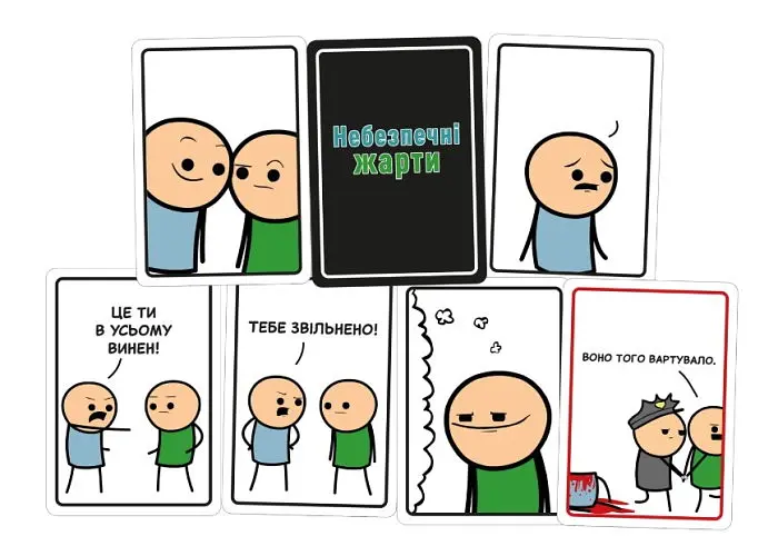 Настільна гра Мадярочка Небезпечні жарти (Joking Hazard) (укр.) (220722) - фото 2