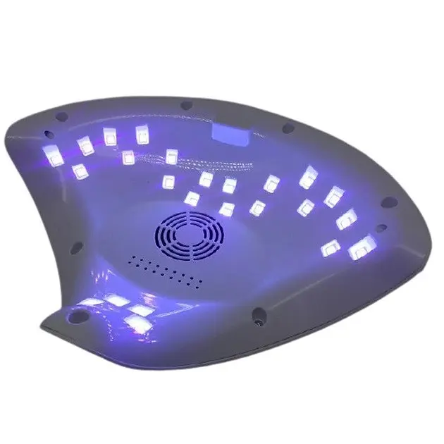 Гібридна манікюрна лампа SUN 669 для двох рук одночасно UV+LED 48W White - фото 6